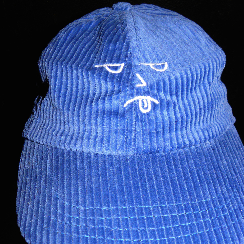 vintage CORDUROY Smiley Hat NEW! nike adidas ny la
